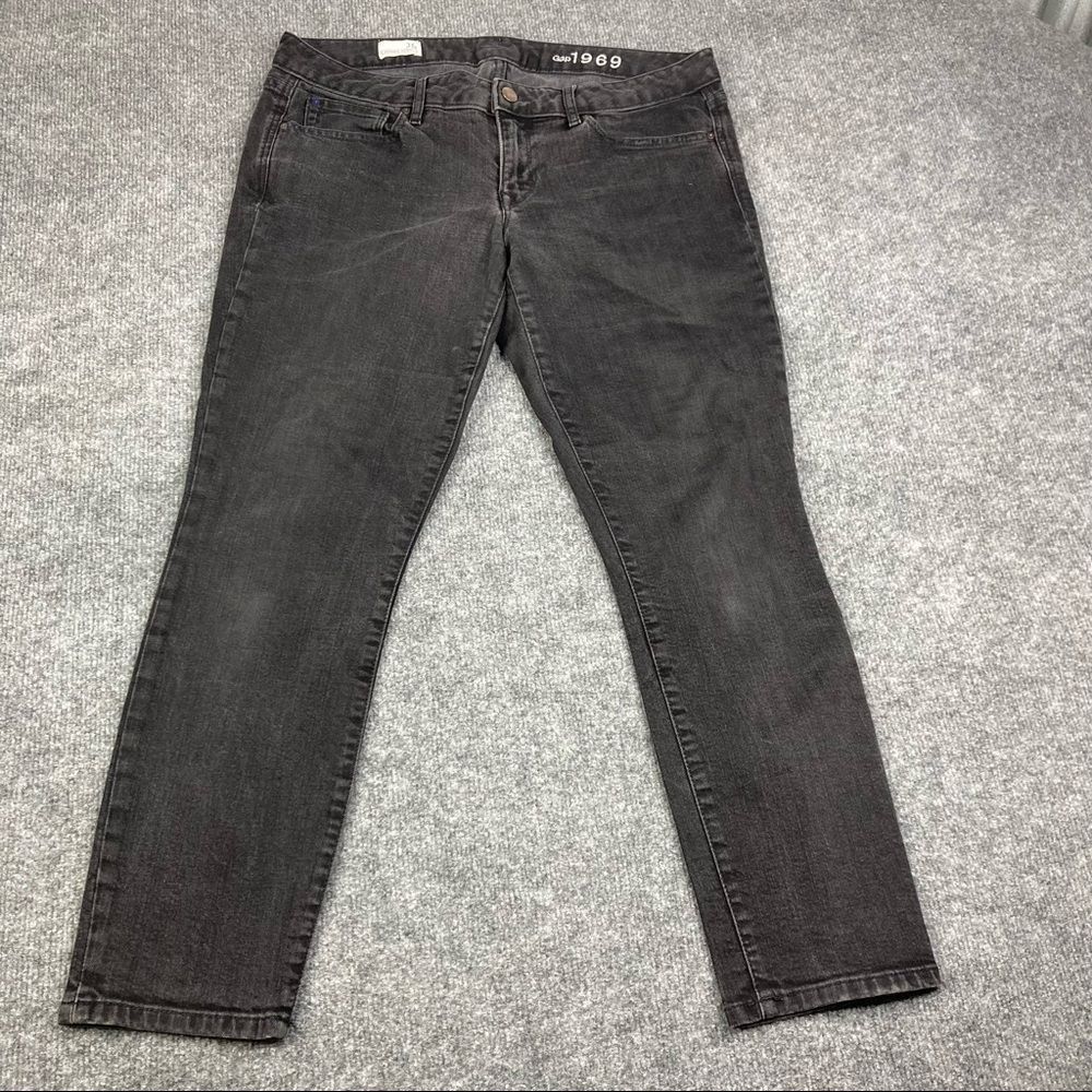 GAP Women's Skinny Jeans - Dark Gray